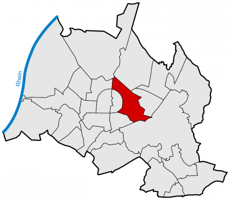 Locator_map_Oststadt_in_Karlsruhe | Immobilienmakler Oststadt (Karlsruhe) - MAPA Immobilien