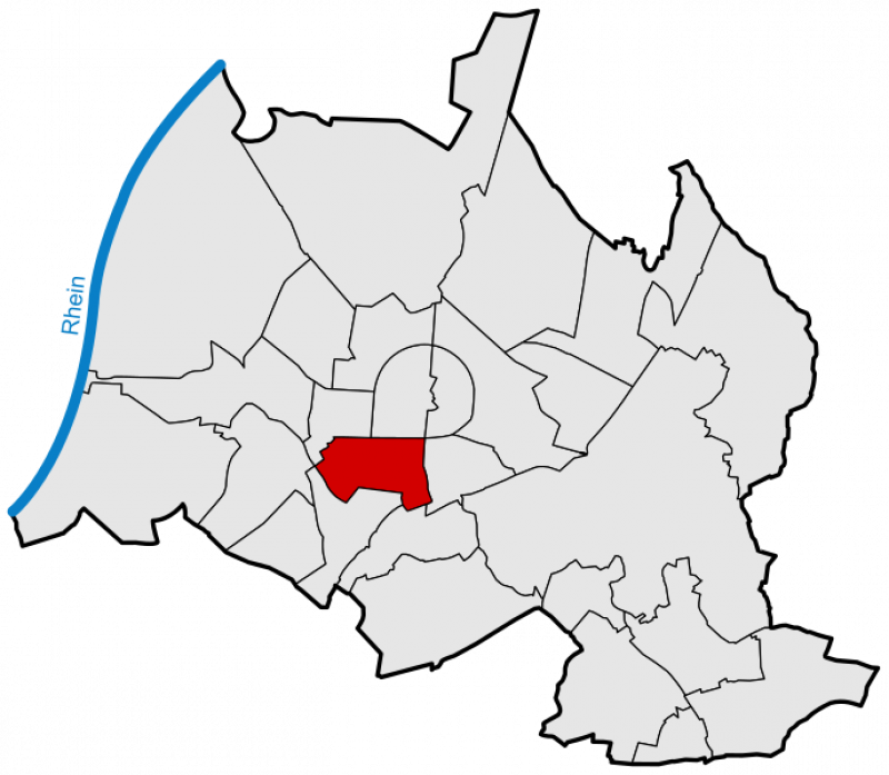 Locator_map_Südweststadt_in_Karlsruhe | Immobilienmakler Südweststadt (Karlsruhe)- MAPA Immobilien
