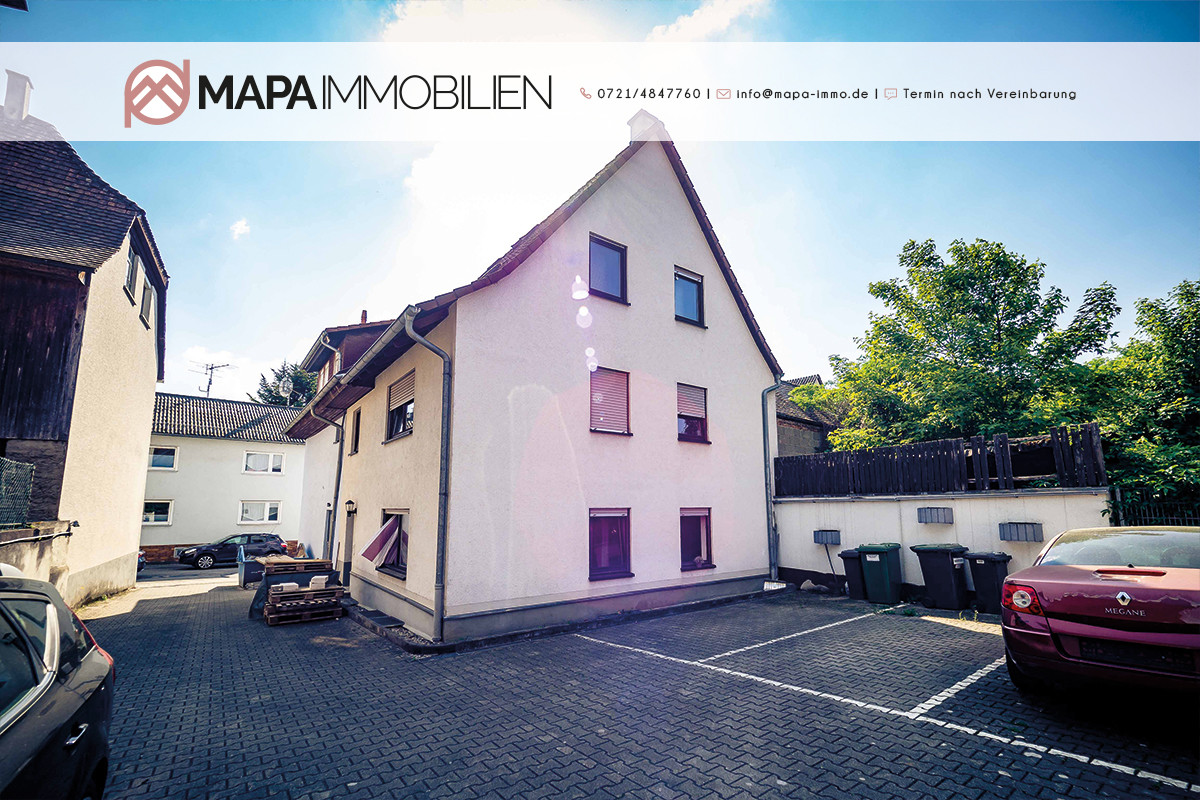 Helle Zwei-Zimmer-Wohnung in Jöhlingen, 75045 Walzbachtal, Erdgeschosswohnung zum Kauf